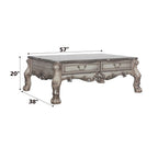 Dresden - 20" Coffee Table - Vintage Bone White
