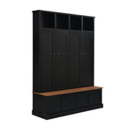 Hall Tree With Bench And Cabinet