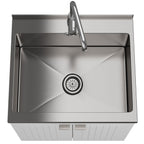 Murphy - Laundry Cabinet & Faucet And Stainless Steel Sink