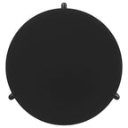 Cordova Round Solid Wood Coffee Table Black
