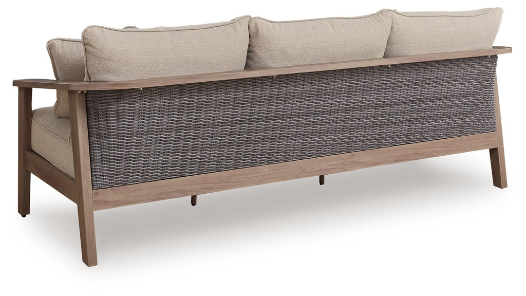 Harmony Headlands - Sofa With Cushion - Natural / Gray