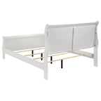 Louis Philippe 4-piece Full Bedroom Set White