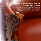 29.5'' Cow Top Wooden Bar Stool, 360 Degree Swivel Bar Height Chair With Backs For Home Kitchen Counter