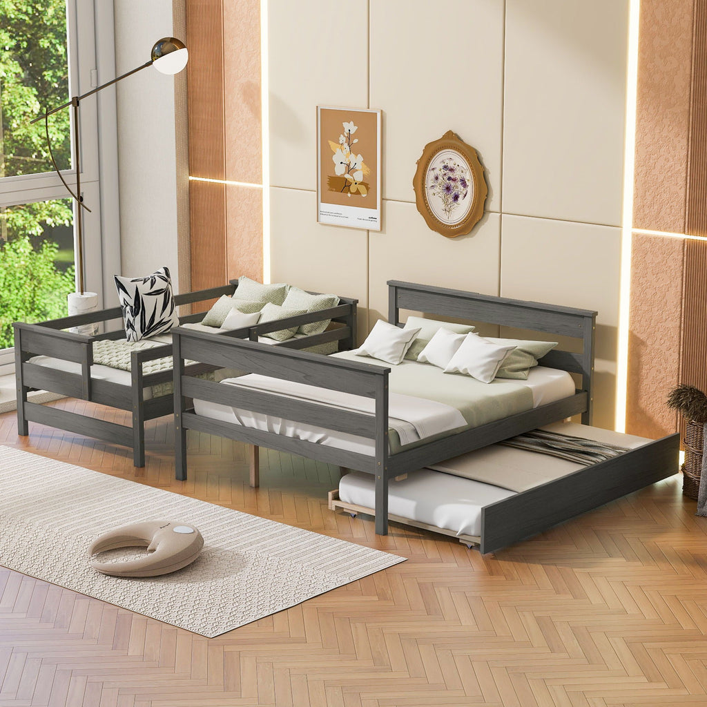 Detachable Design Bunk Bed With Ladder