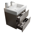 Alice - Bathroom Vanity With Sink, Wall Mounted, Floating