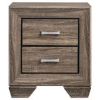 Kauffman 4-piece California King Bedroom Set Washed Taupe