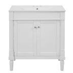 Bathroom Vanity Cabinet With Sink, Soft Close Doors, Storage Cabinet