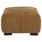 Octavia Upholstered Rectangular Ottoman Amber