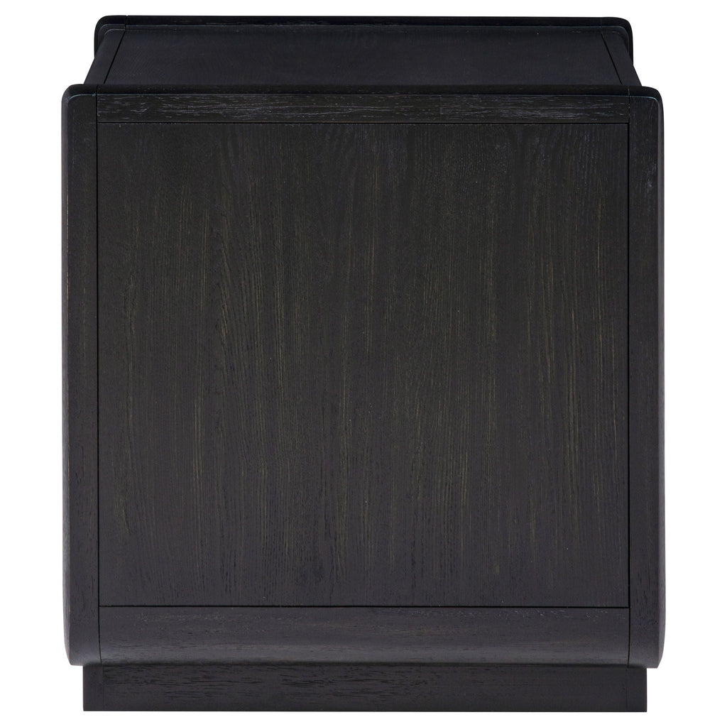 Leandro 1-drawer Wood Occasional Side End Table Burnished Black