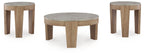 Guystone - Occasional Table Set (Set of 3) - Light Brown