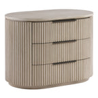 Leanna - Nightstand With USB Port - Light Oak