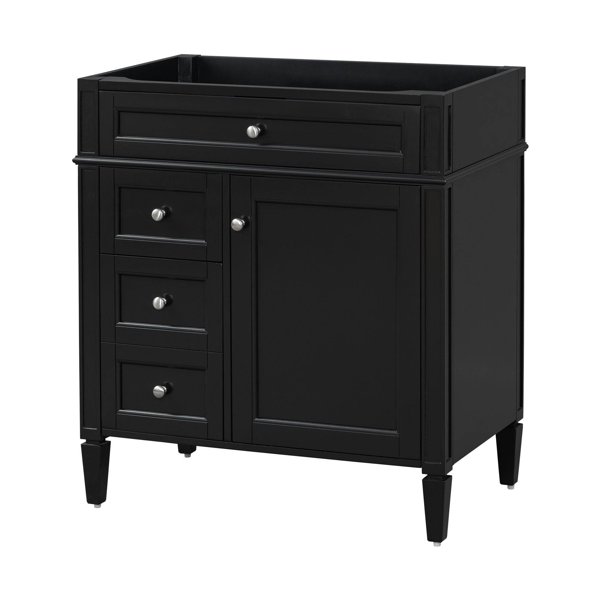 Bathroom Vanity With 2 Drawers And Tip-Out Drawer, Storage Cabinet