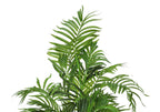 47" Tall, Artificial Plant, Areca Palm Tree, Indoor, Faux, Fake, Floor, Greenery, Potted, Real Touch, Decorative - Green / Black