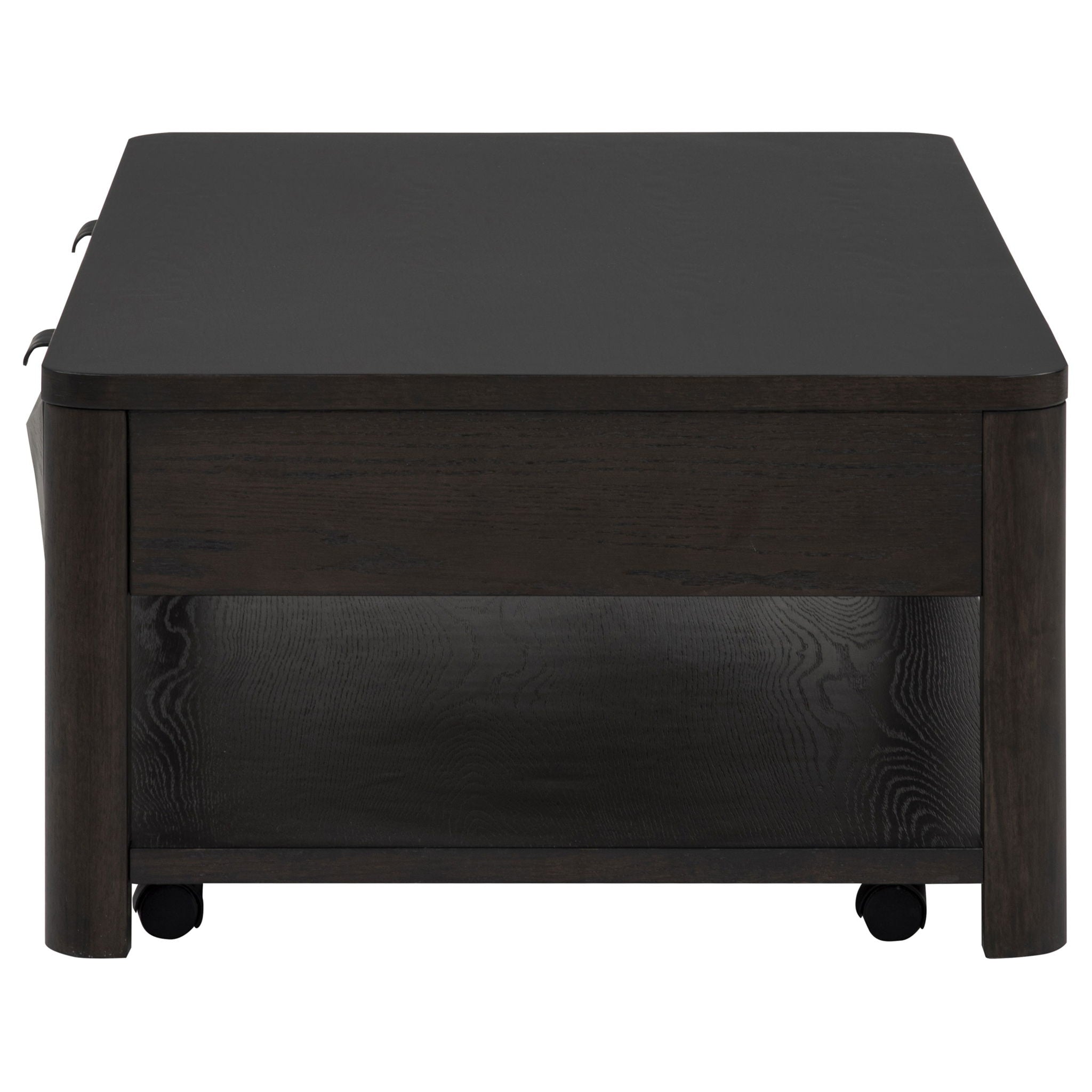 Marcelo Wood Coffee Table with 2 Drawers and Shelf Coffee