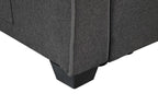 William - Sleeper Sofa With 2 USB Charging Ports And 4 Accent Pillows - Gray