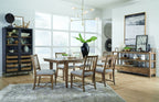 Lindon - Two Tone Dining Cabinet - Dark Brown