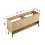 Freestanding Bathroom Vanity & Soft Close Cabinet Doors