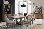 Tristan - Extendable Trestle Dining Table - Swiss Coffee