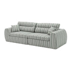 3 Seater, Couch With Throw Pillows For Living Room