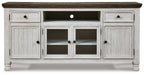 Havalance - Extra Large TV Stand - 4 Doors - Brown / Beige