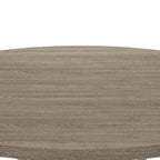 Tannen - Round Dining Table - White And Gray