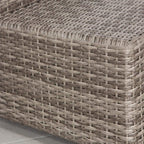 Stylish Outdoor Ottoman With Cushion For Comfort