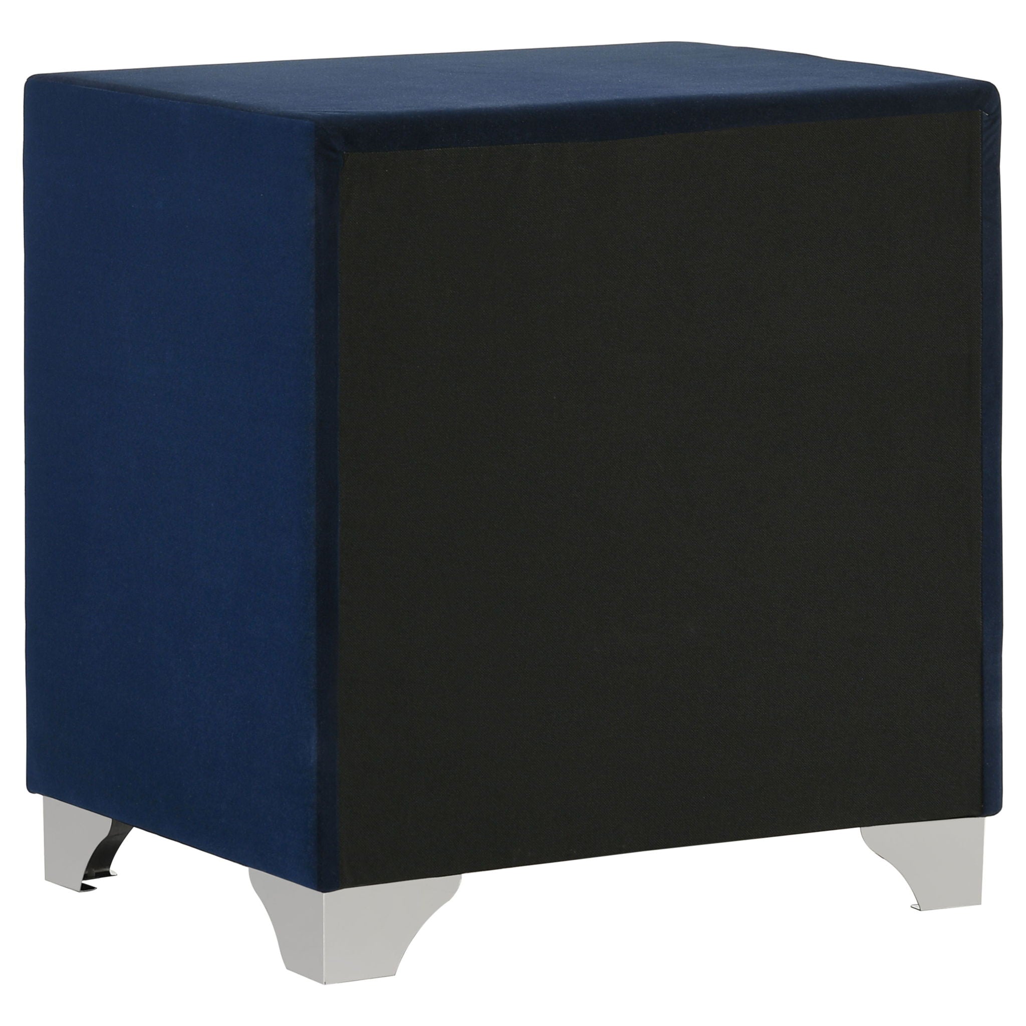 Melody Upholstered 2-drawer Nightstand Pacific Blue