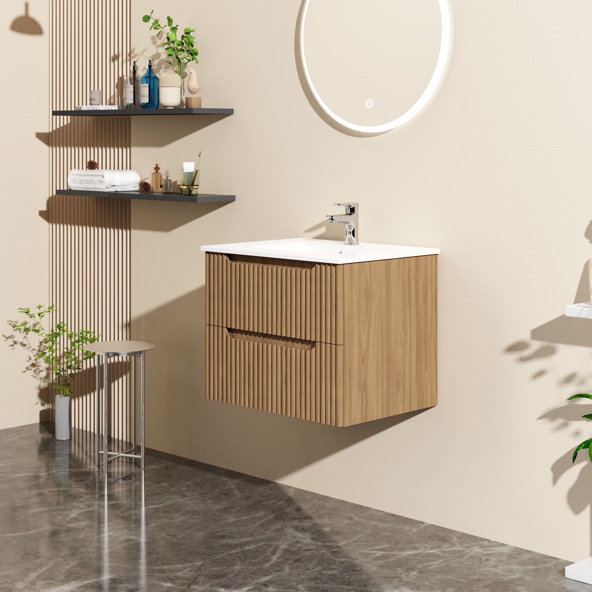 Wall Mounted Bathroom Vanity & Sink