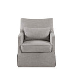 Traditional Design London Skirted Swivel Chair