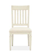 Newport - Dining Side Chair With Upholstered Seat (Set of 2) - Alabaster