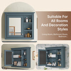 Modern Wall-Mounted Medicine Cabinet With Mirror