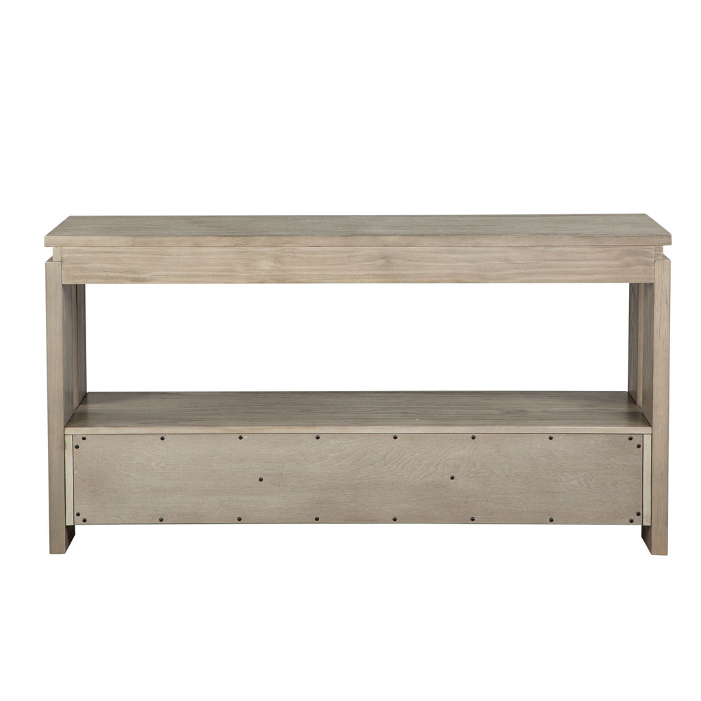 Conrad - Rectangular Sofa Table - Stone Harbor Gray