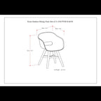 Kona - Outdoor Dining Chair In Plastic (Set of 2)