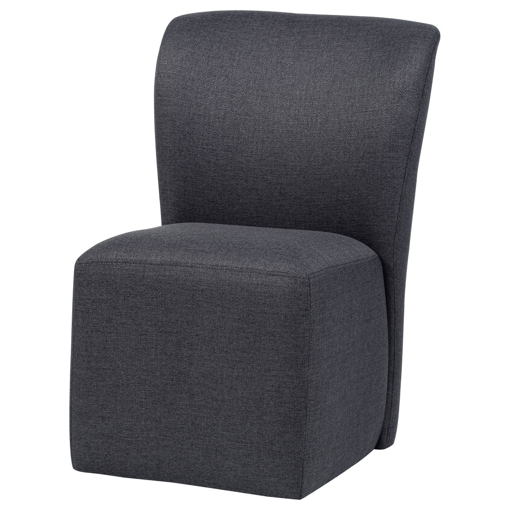 Jaelynn Upholstered Parsons Dining Side Chair Charcoal (Set of 2)