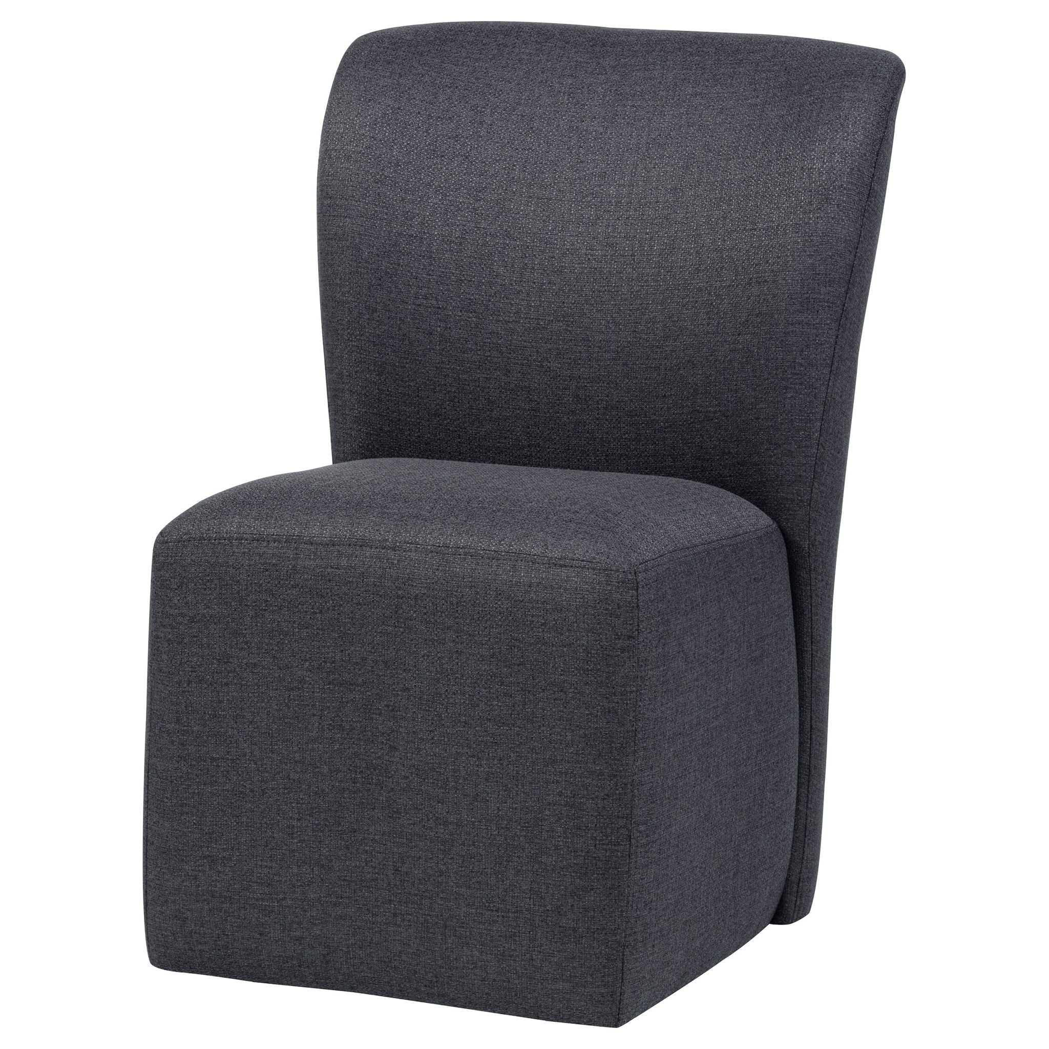 Jaelynn Upholstered Parsons Dining Side Chair Charcoal (Set of 2)