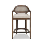 Americana - Mid-Century Modern Cane Back Counter Stool