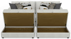 Trevor - Extra Deep Oversized Sofa With Included Storage Cocktail Ottoman