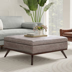 Owen - Multifunctional Square Coffee Table Storage Ottoman