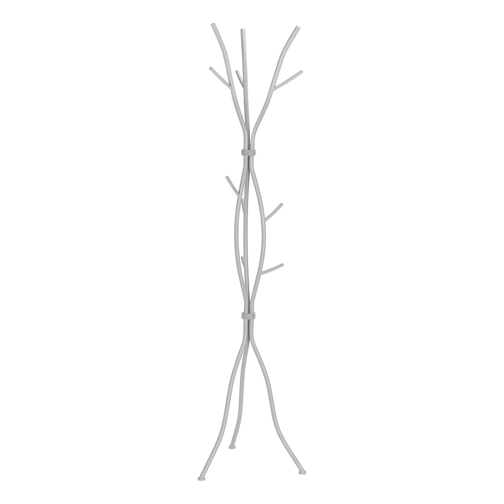 Coat Rack, Hall Tree, Free Standing, 11 Hooks, Entryway, Contemporary & Modern