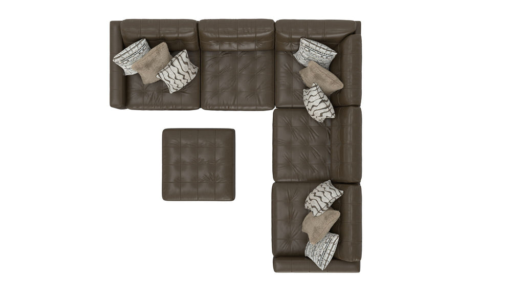 Siena - Modular Sectional And Cocktail Ottoman