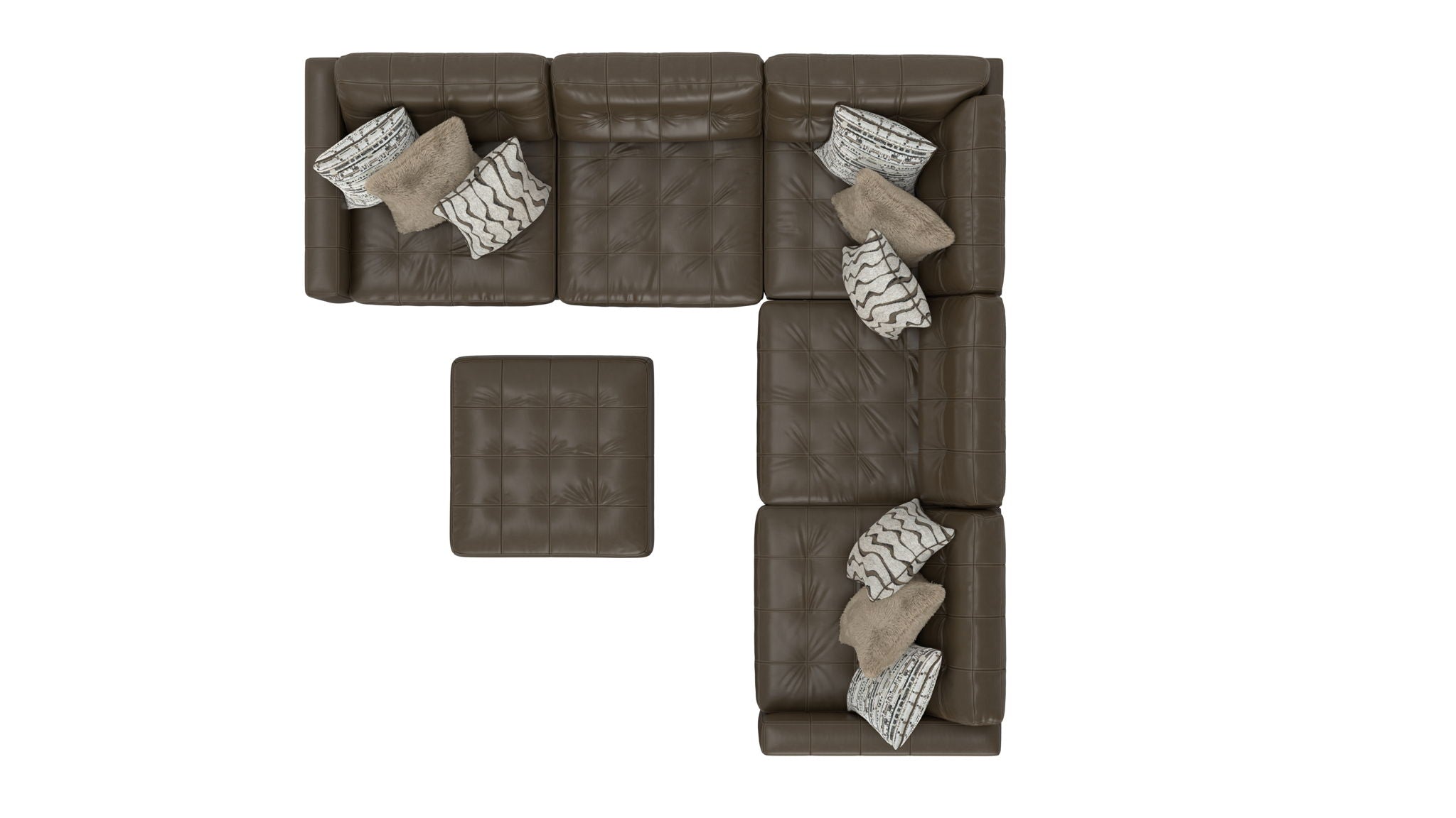 Siena - Modular Sectional And Cocktail Ottoman