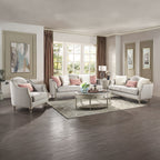 Kasa - End Table - Sintered Stone & Champagne