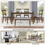 Kitchen Dining Set, Rectangular Dining Table
