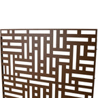 Decorative Freestanding Metal Privacy Screen For Indoor & Outdoor Use