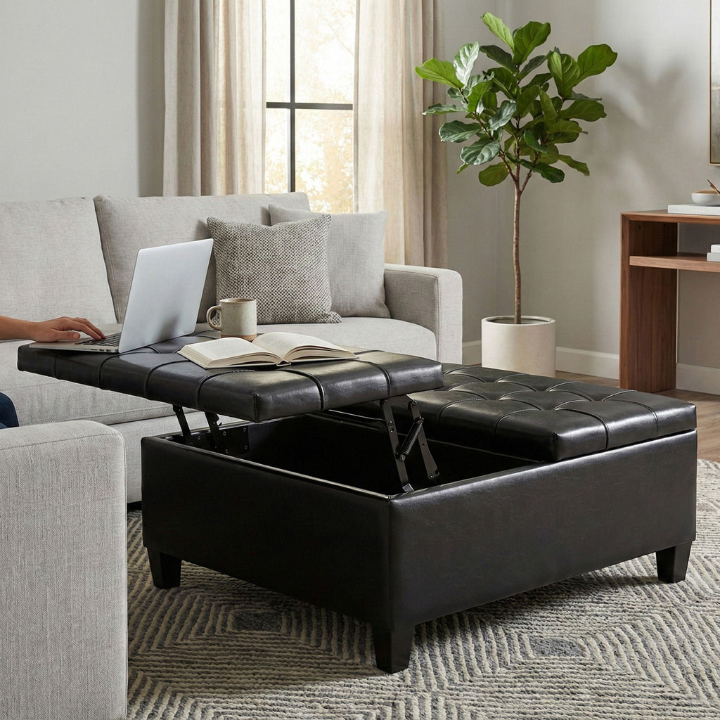 Harrison - Large Coffee Table Storage Ottoman
