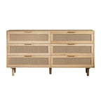 Modern 6 Drawer Storage Cabinet For Bedroom