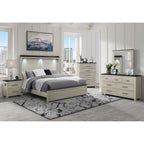 Augusta - Mirror With Sleek Frame, Large Scale Mirror For Dresser - Beige Brown