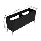 Freestanding Bathroom Vanity & Soft Close Cabinet Doors