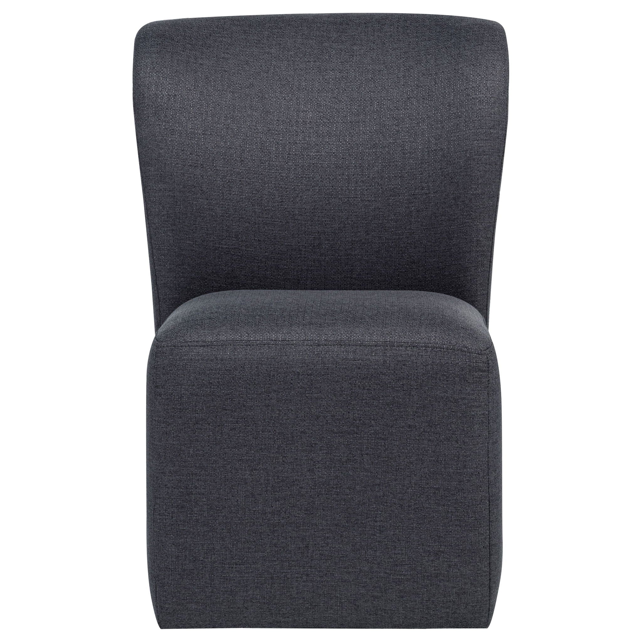Jaelynn Upholstered Parsons Dining Side Chair Charcoal (Set of 2)