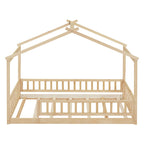 Bed House Bed Frame With Fence